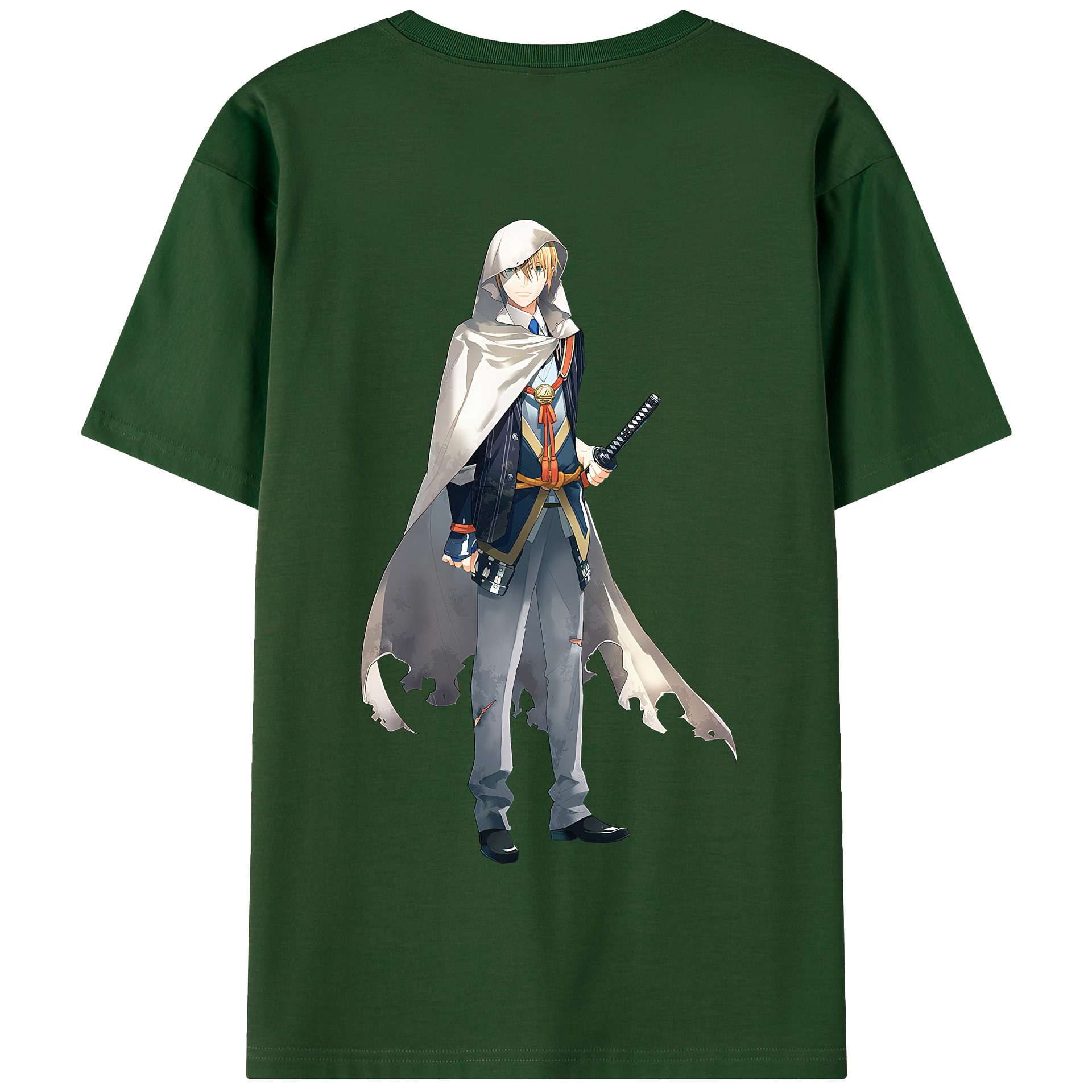 （画像用） 刀剣乱舞 Touken Ranbu 綿100％半袖Tシャツ（背面プリント）